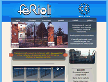 Tablet Screenshot of eurofabbro.com
